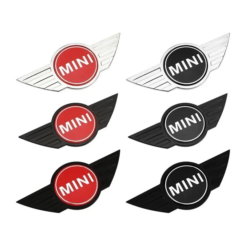 For BMW 1 W E82 ABS Car Rear Front Hood Emblem Badge Decoration Suitable for BMW Mini Cooper R55 R56 Replacement Logo Auto Styling Accessories