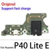 USB Charging Port Board Flex Cable Connector For Huawei P9 P10 P20 P30 P40 Lite Plus Pro E Replacement Parts