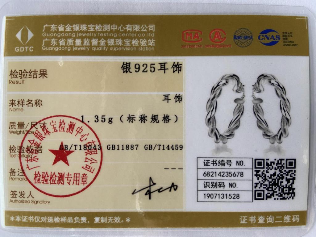 Серьги-кольца из стерлингового серебра 925 пробы в стиле ретро для женщин, роскошные модные вечерние свадебные аксессуары, ювелирные изделия