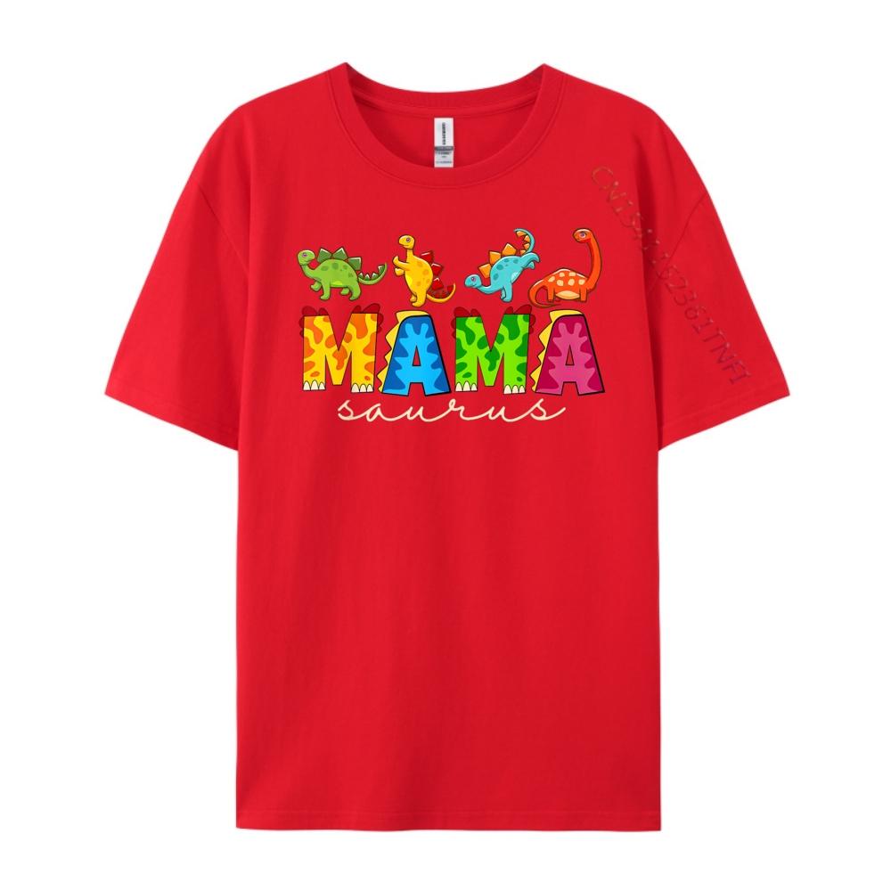 Cute Mamasaurus T Rex Dinosaur Mama Saurus Mothers Day Luxury T Shirt Mens Clothing Deals Mens Tshirts Plus Size