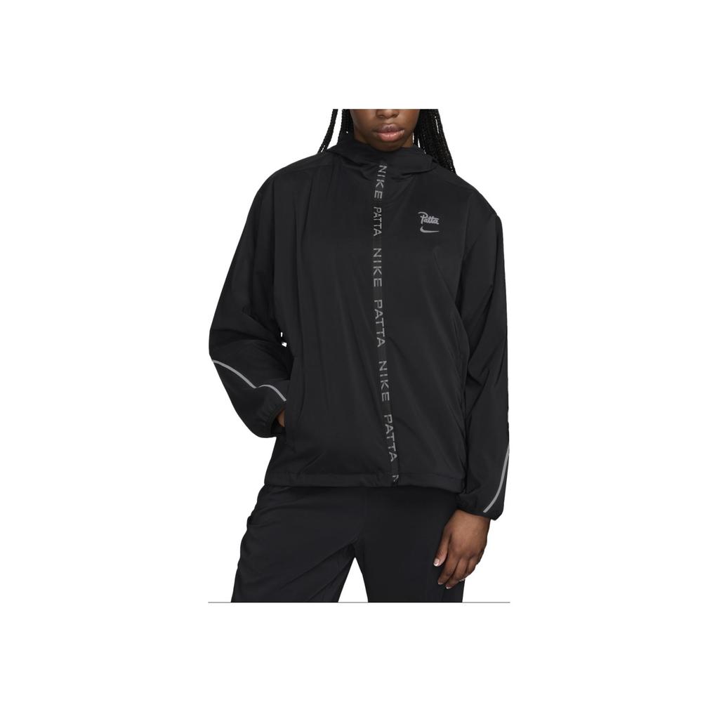 Nike X Patta SS24 Удобная модная спортивная куртка с длинными рукавами Верхняя одежда унисекс Черный FJ3088-010