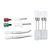 10Pcs Sewing Machine Cleaning Kit with Lint Brush Flat Head Cross Head Screwdrivers Tweezers Mini Screwdriver Home Use