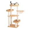 PETTIFUL Cat Wooden Natural Large Rubber Interior Multiple For Both Summer and Includes Observation Cat Clear Claw Cotton Relieves Lack of Cat Bed