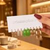 Korean version of high-end alloy earrings set ins wind sweet butterfly pendant acrylic C-shaped earrings