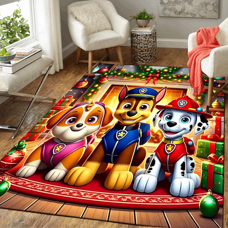 1Pc Christmas Adventure Pals Rug Office Carpet Indoor Outdoor Doormat Nonslip Soft And Comfortable Living Room Christmas Halloween Gift D91867