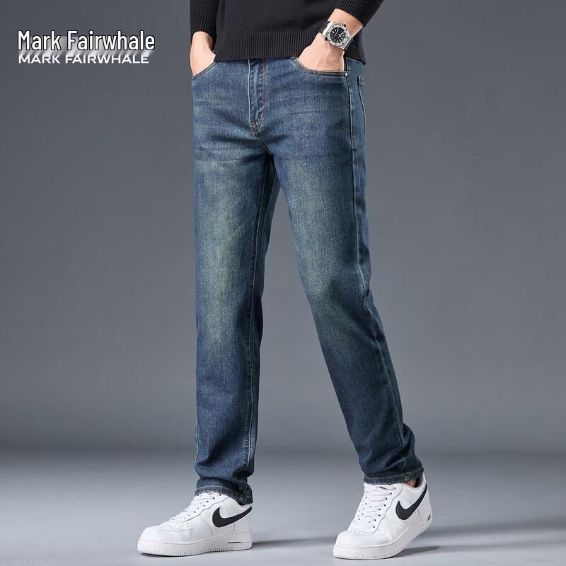 Мужские джинсы Mark Fairwhale из выстиранного денима прямого кроя