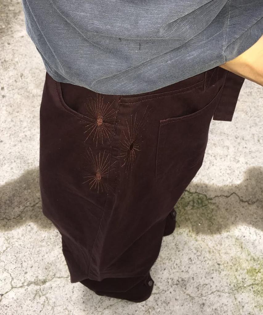 INTEMPOMOOD Fireworks Wide Pants_Burgundy