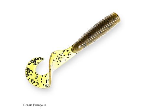 Zman Мягкая приманка GrubZ 3,5 дюйма 6 шт. в упаковке зеленая тыква (5544)