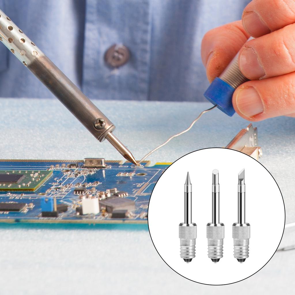 Soldering Iron Tips 8W USB Soldering Iron Replace Tip Portable Soldering Tips Welding Accessories Tool for Repair Work