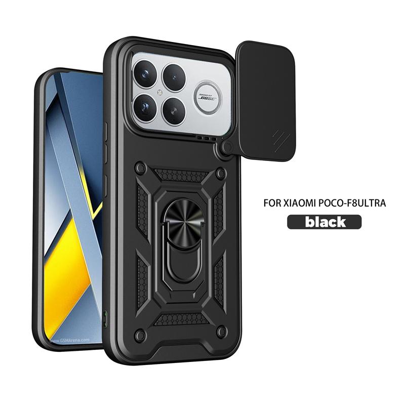 Чехол для Xiaomi Poco F8 Ultra 5G с магнитным кольцом-подставкой, бронированный чехол Funda для Poko Little F8Ultra Pocof8ultra, защитная крышка для объектива