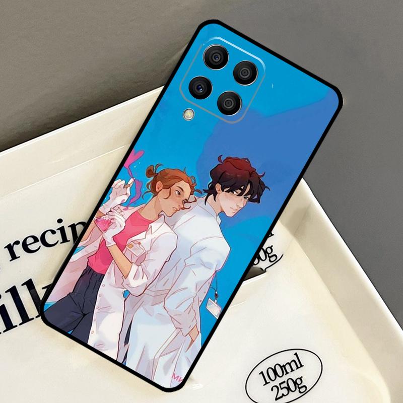 Чехол для книги "Гипотеза любви" для Samsung Galaxy M15 M55 M12 M13 M14 M54 M23 M16 M11 M21 M31 M20 M34 M52 M32 M36 M56