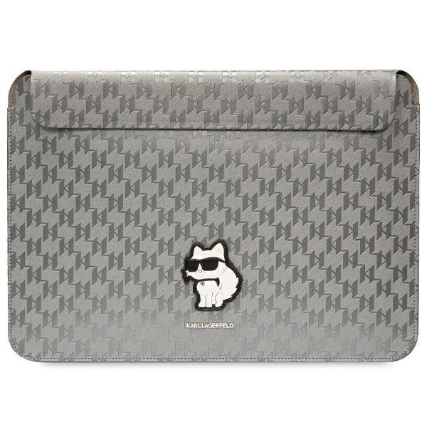 Sac Karl Lagerfeld KLWBSAKHPCG Saffiano Monogram Choupette – Élégance Argentée Iconique