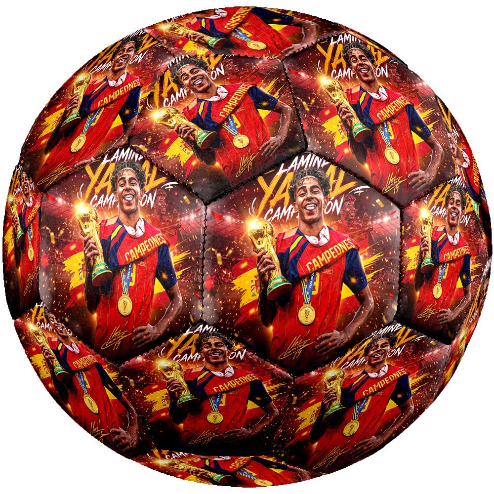 Lamin Yamal Size 5 Soccer Ball Machinestitched Indooroutdoor Training And Matches Soccer Accessory Perfect Gift For Friends Family