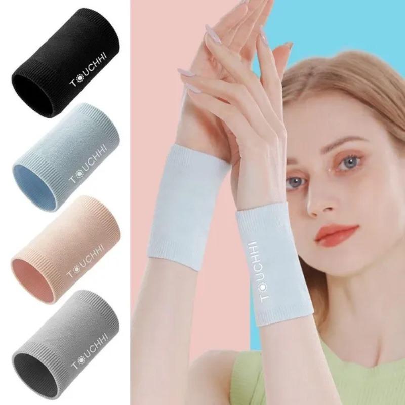 Elastic Wrist Wraps Compression Wrist Sleeve Sweat-absorbing Knitting Wrist Support Protect Wrist Brace Running Gym