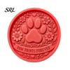 Reusable Silicone Mould Garden Stepping Stone Mold, DIY Concrete Cement Casting Form Round Mold for Pathway Patio Yard Lawn Decoration Landscaping