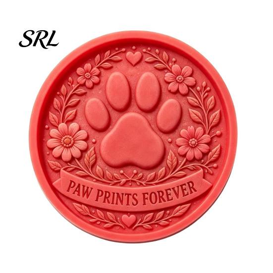 Reusable Silicone Mould Garden Stepping Stone Mold, DIY Concrete Cement Casting Form Round Mold for Pathway Patio Yard Lawn Decoration Landscaping