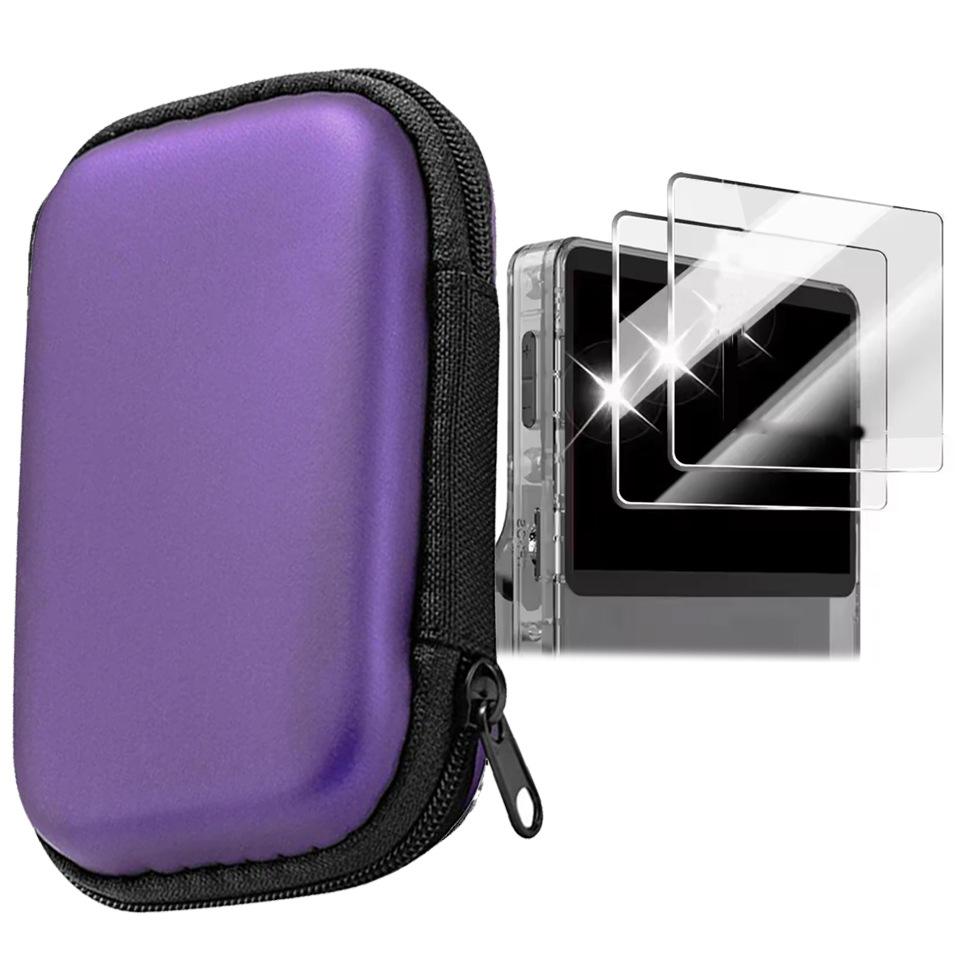 Hard EVA Shell Carrying Case Custom Fit R35S R36S Handheld Game Console Shockproof Protective  Cover  Organizer  Pouch