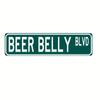 1 Piece, "BEER BELLY" Metal Tin Sign (16x4 Inches/40cm*10cm) Vintage Plaque Decorative Wall Art Wall Decor Room Decor Home Decor