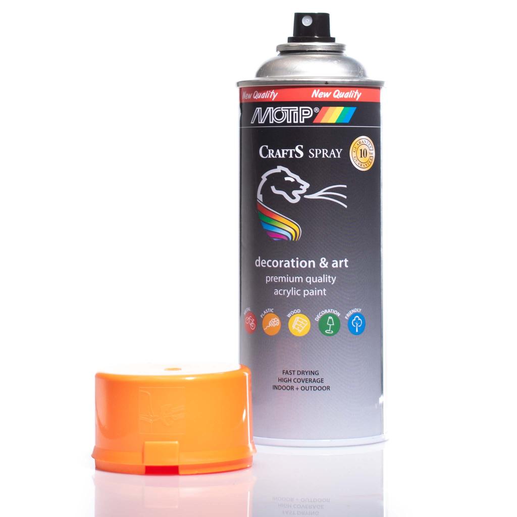 Acrylic Spray Paint Palette Ral 2003 Orange 400ml Crafts