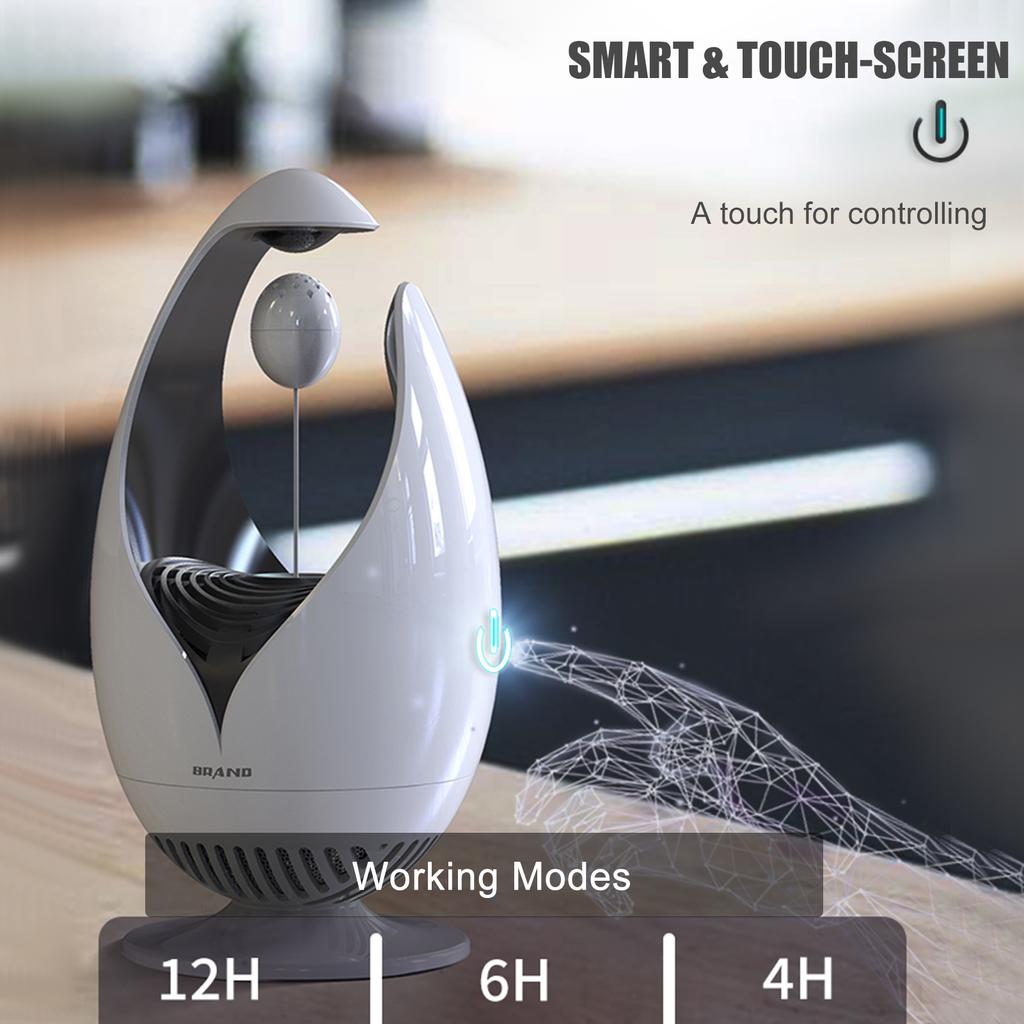 Крытая ловушка для мух, ловушка и убийца комаров с мощным всасывающим вентилятором, электрическая ловушка для москитных убийц