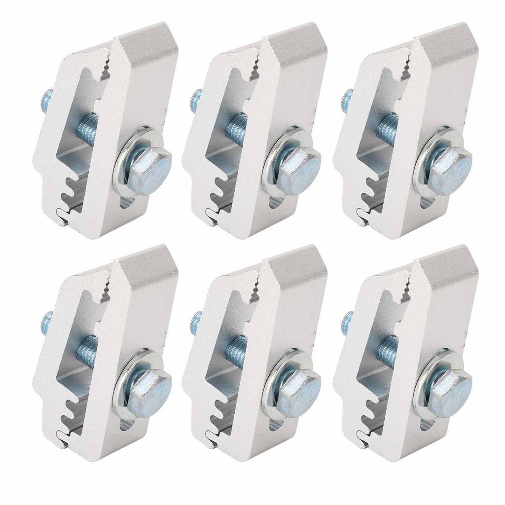6pcs Truck Bed Cover Clamps 1112514 Aluminum Low Pro Truck Mounting Clamps for Most Truck Beds