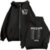 Kpop Band Wave To Earth The Pieces World Tour  Zipper Hoodie Men Hip Hop Gothic Fashion Pullover Coats Sweatshirt Streetwear