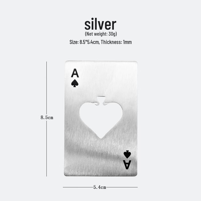 Ace of Spades Card Multitool Bottle Opener