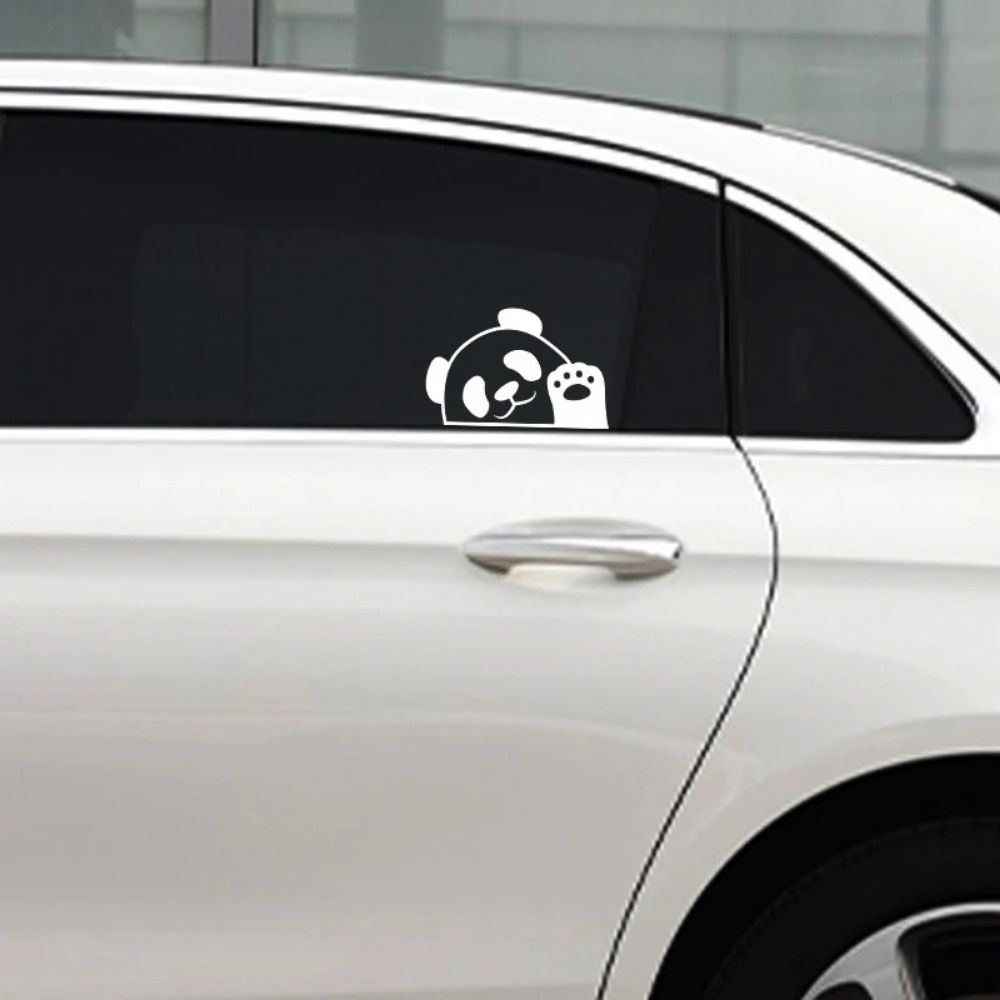 Waterproof Car 3D Panda Stickers Vinyl Simulation Panda Cars Decal Car-Styling