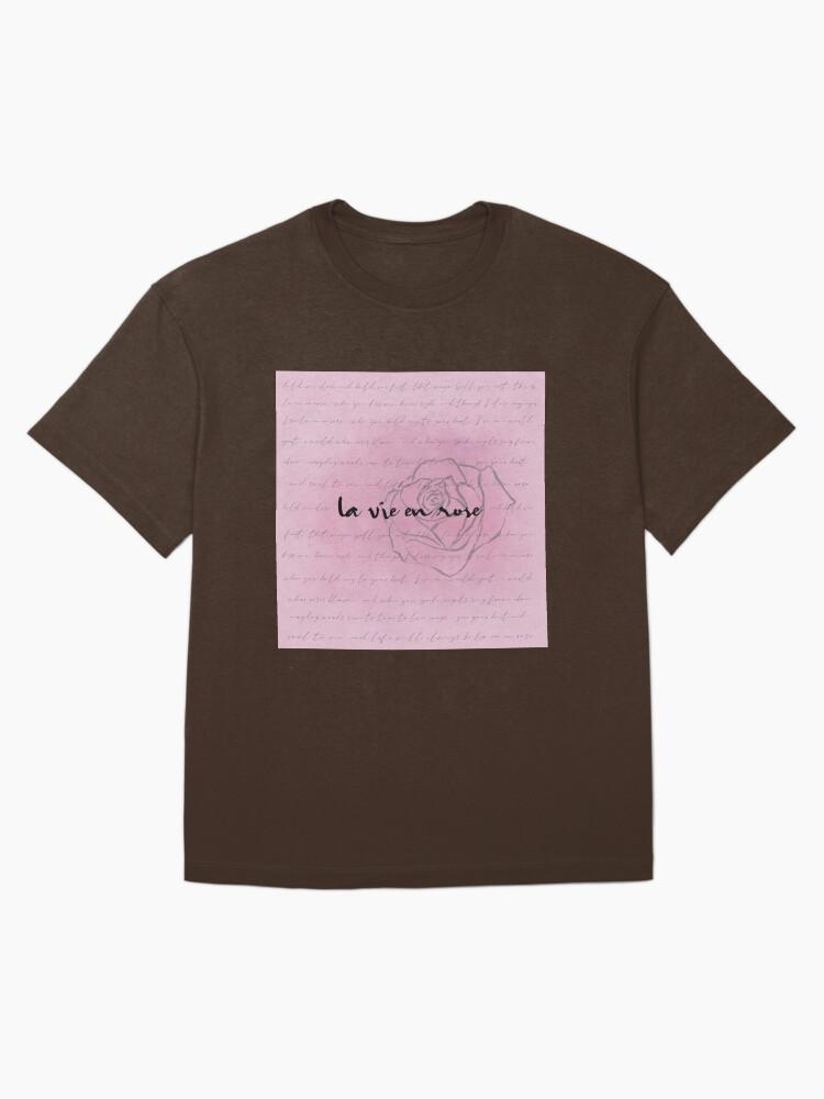 édith Piaf La vie en rose (English) Oversized T-Shirt