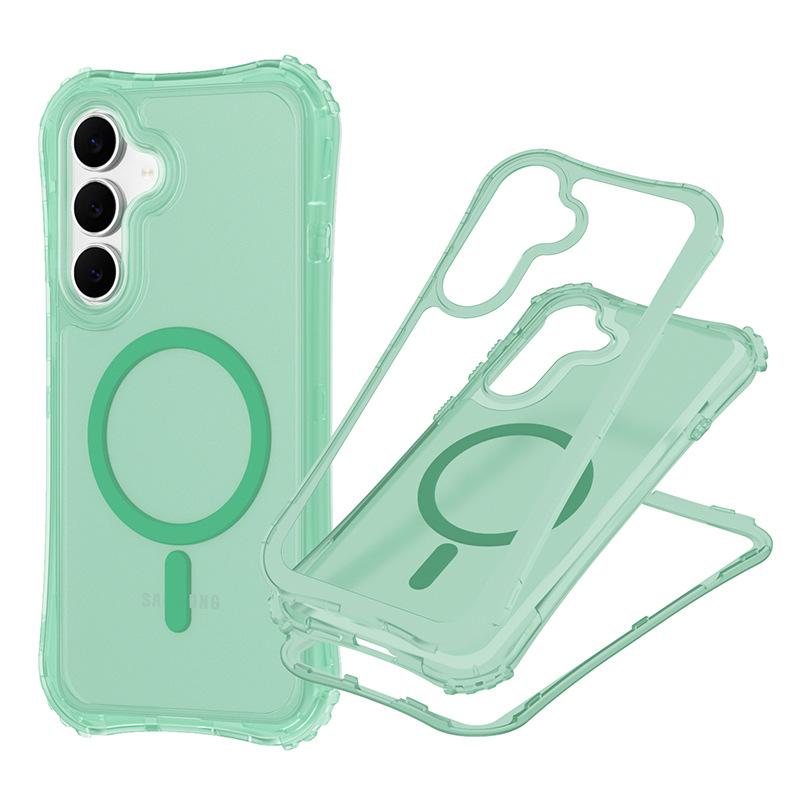 New Phone Case for Samsung S25FE Three in One Skin Sensitive Magnetic Phone Case