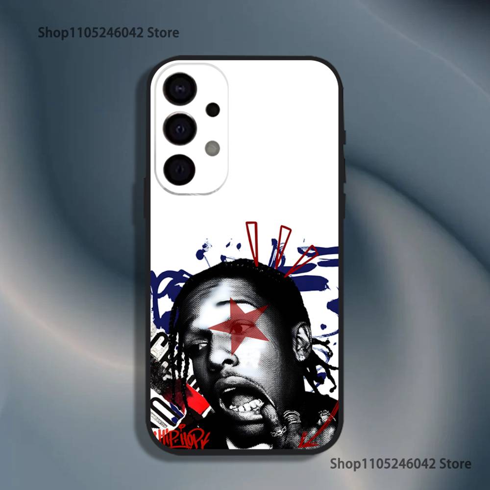 Чехол для телефона A-ASAP R-Rocky Rapper Для Samsung S26,S25,S24,S21,S22,S23,S30,Ultra,S20,Plus,Fe,Lite,5G Черный