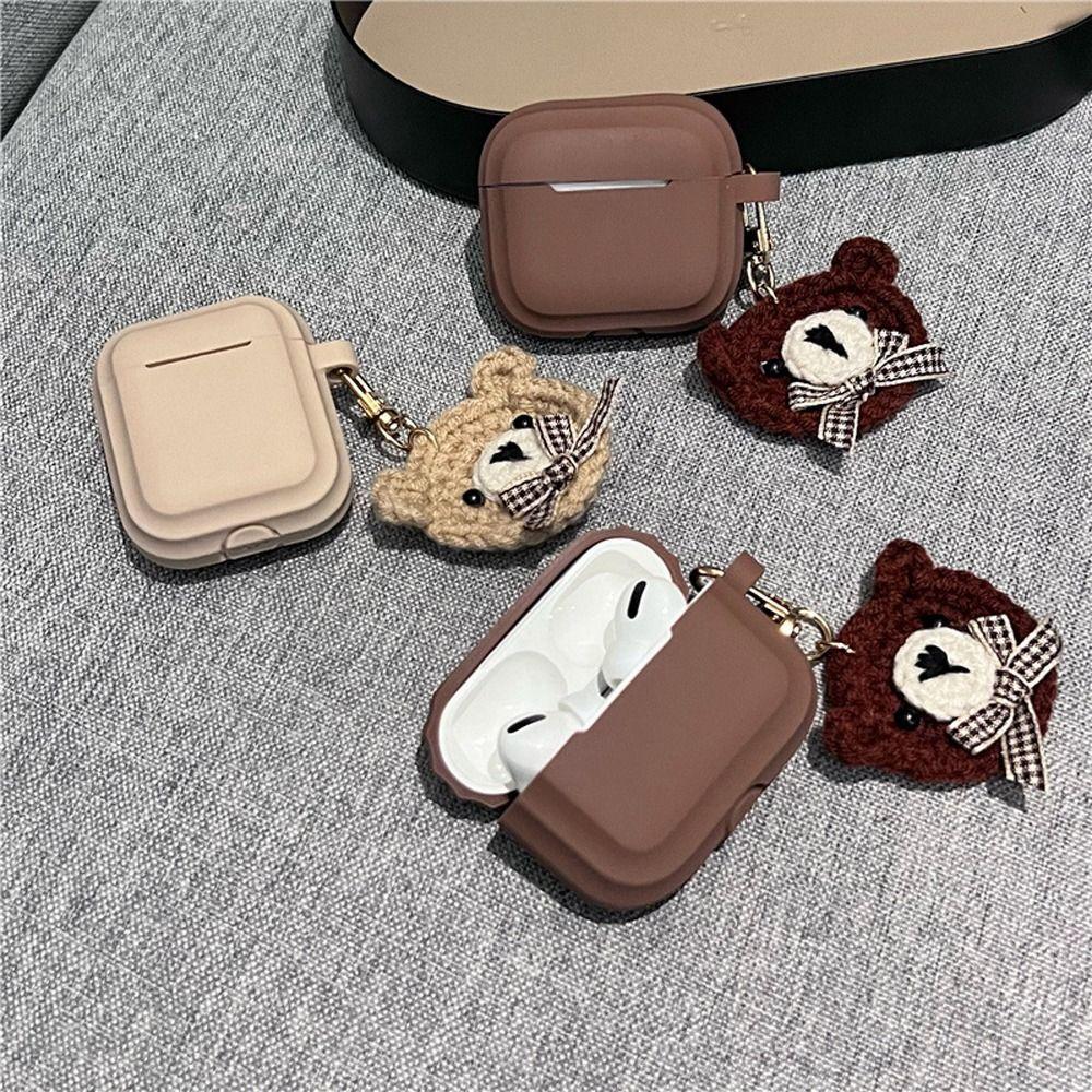 Bow Tie Bear Key Ring Cartoon Schoolbag Pendant Girls Key Chain Bag Pendant Korean Style Key Chain