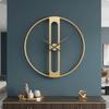 Metal Wall Clock Decorative Geometric Wall Clock Contemporary Accurate for Homeowners, Living Room, Bedroom