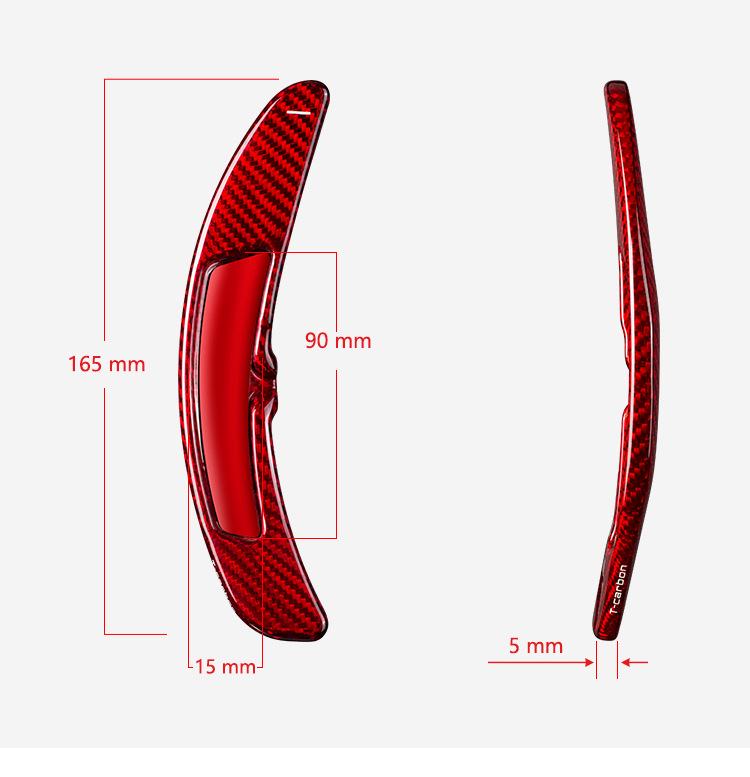 T-carbon Лепестки переключения передач из углеродного волокна для Cayenne, Macan, Panamera, 911.