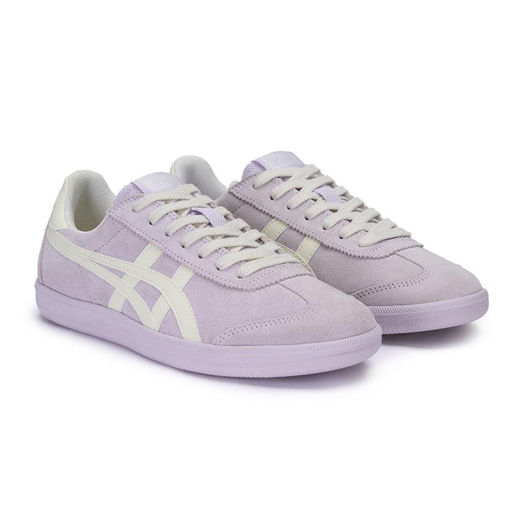 ONITSUKA TIGER Tokuten Противоскользящие Износостойкие Низкие Кеды для Скейтборда Унисекс Светло-Фиолетовые Кроссовки 1183C254-021