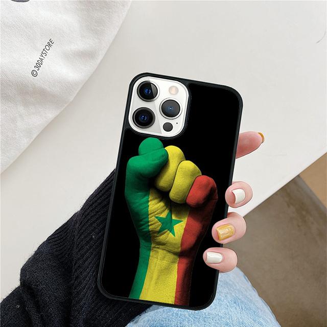 Чехол для мобильного телефона с флагом Сенегала Для iPhone 17 Air 16 15 14 12 13 11 Pro MAX apple Plus Coque