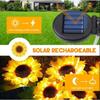 5 IN 1 Solar LED Simulation Sunflower Light 1/3 Head Outdoor Waterproof Night Lights Landscape Lamp Decoration Patio Lighting