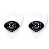 1/2/3Pcs 2 in 1 Guitar Tuner And Pick Digital Guitar Pick with LED
