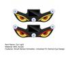 Devil Eyes Car Light Solar Powered LED Dynamic Windshield Ambient Lamp USB-C Rechargeable