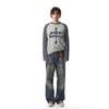 Long Sleeve Striped Cotton Tee With Raglan Sleeves Loose Fit Korean Style Unisex Basic Top