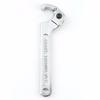 Chrome Steel 7" Adjustable Wrench, Hook Spanner