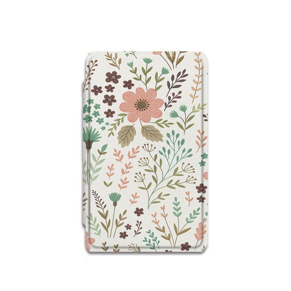 Anti-fall Protective Cover Floral Pattern Folio Shell Premium Magnetic Case for XTEINK X4/X3