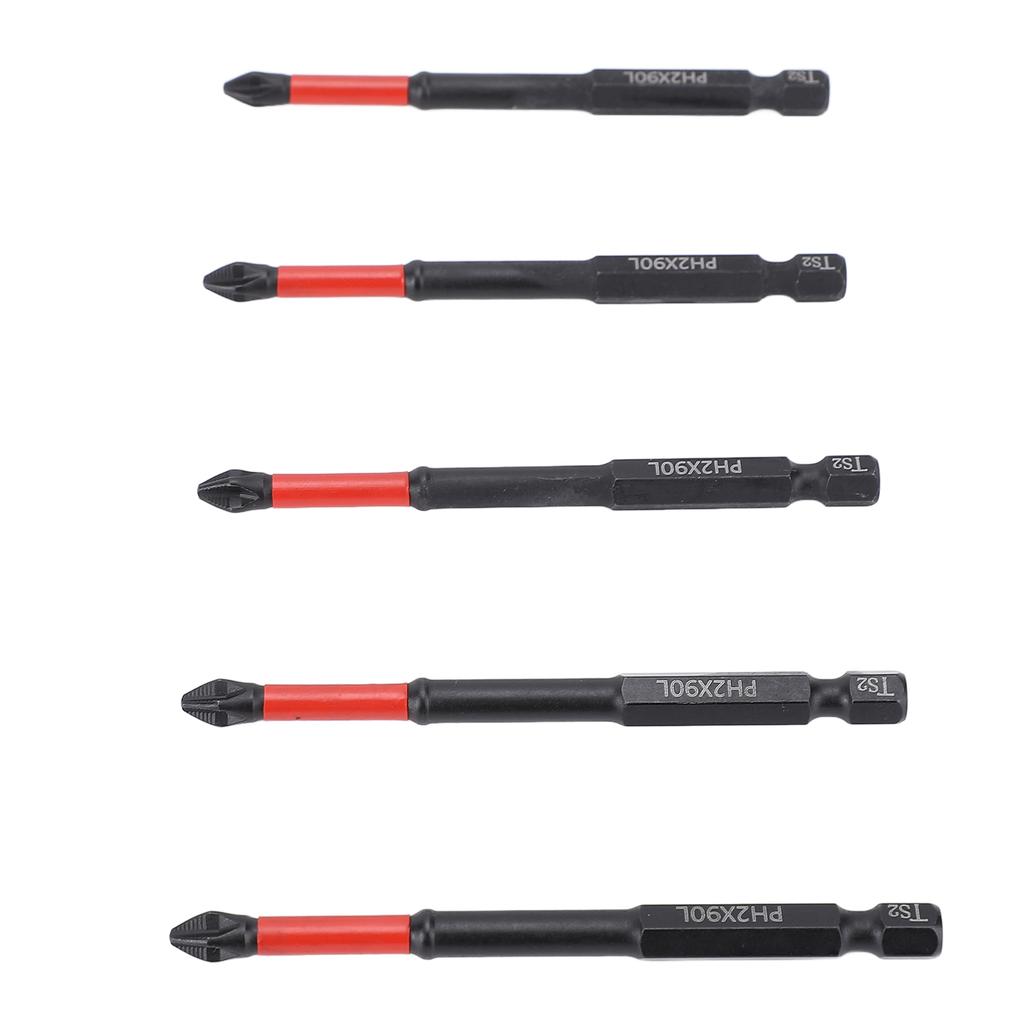 10PCS Screwdriver Heads 14 Inch Hex Shank Non Slip Magnetic Crossed Bits for Electric Drill Hand