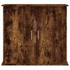 vidaXL Aquarium Stand Smoked Oak 81x36x73 cm Engineered Wood