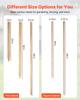 Wooden Garden Stakes, 25 Pcs 19.05×19.05×1219.2 mm Survey Grading Stakes, Garden Ground Stake with Sharp Point, Fir Wood Plant Support Stake, Sign