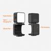 For DJI Osmo Pocket 3 Desiontal Portable Magnetic Fill Light, PM02 Dual Light (Black)