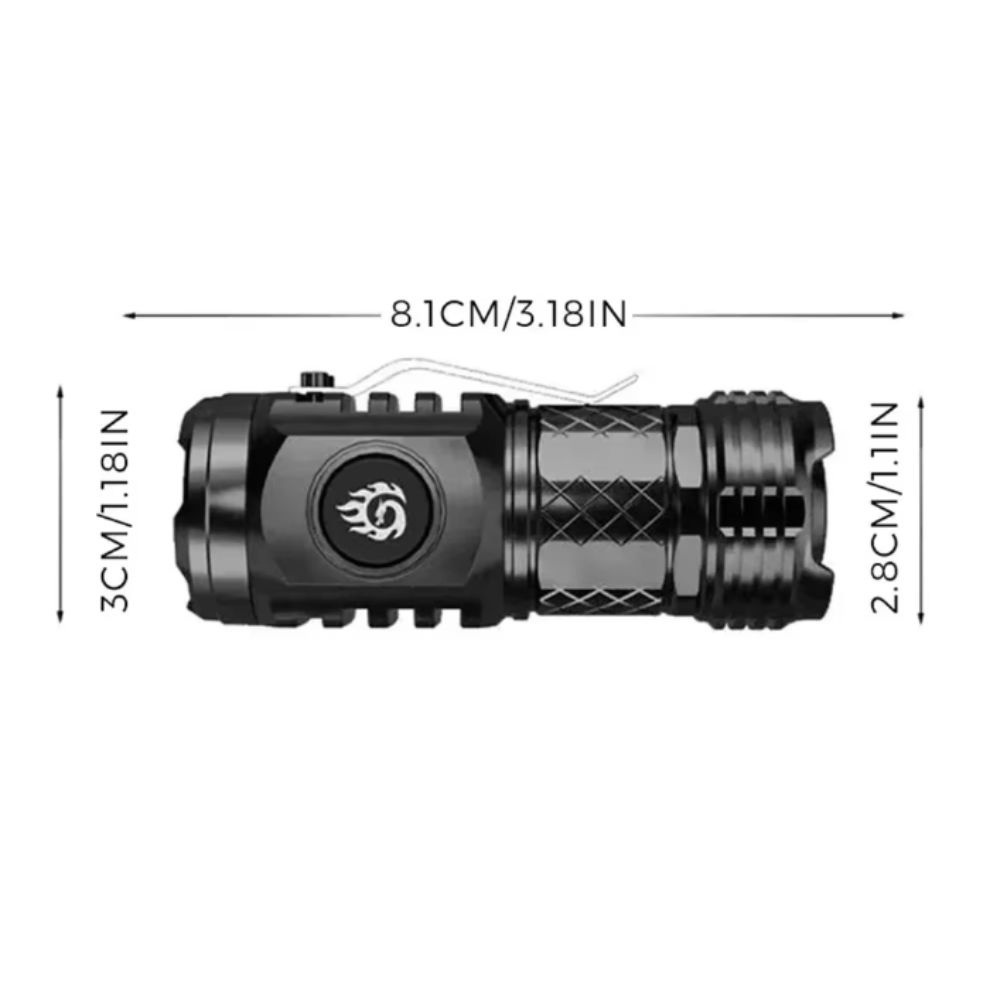 Super Bright LED Flashlight Waterproof Rechargeable Flashlight Handheld Flashlight Camping