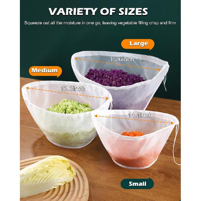 Cheesecloth for Straining, Nut Milk Bag, Organic Cheese Cloths, Reble Fine Mesh Strainers for Almond Milk, Yogurt, Coffee, Cheese making, Juice, and
