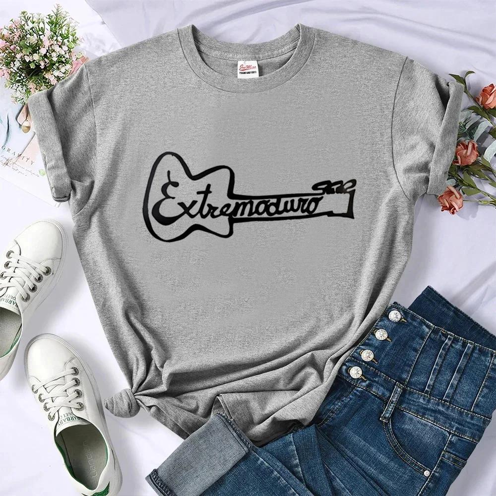 Extremoduro Топ Женская Уличная Одежда Смешная Футболка Женская Смешная Уличная Одежда Одежда Футболка с Коротким Рукавом Женская Одежда Графическая Футболка