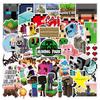 100pcs Game Minecraft Stickers Diy Waterproof Lapyop Bike Luggage Suitcase Decal
